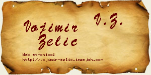 Vojimir Zelić vizit kartica